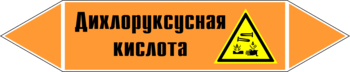 Маркировка трубопровода "дихлоруксусная кислота" (k15, пленка, 716х148 мм)" - Маркировка трубопроводов - Маркировки трубопроводов "КИСЛОТА" - Магазин охраны труда и техники безопасности stroiplakat.ru